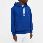 Comme des Garcons Play Pullover Blue Hoodie